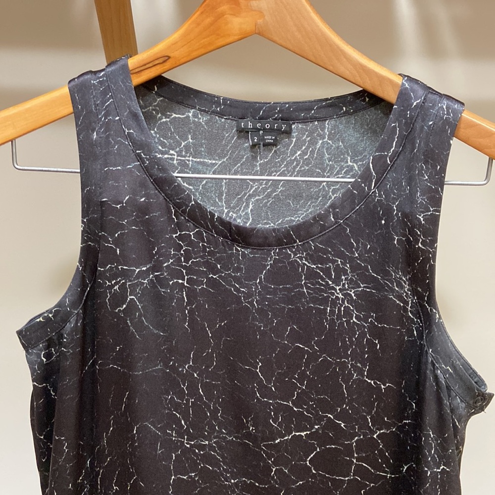 THEORY SLEEVELESS SILK DRESS - Picture 8 of 11